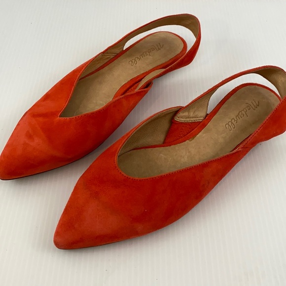 Madewell Shoes - Madewell Ava Suede Pointed Toe Flats